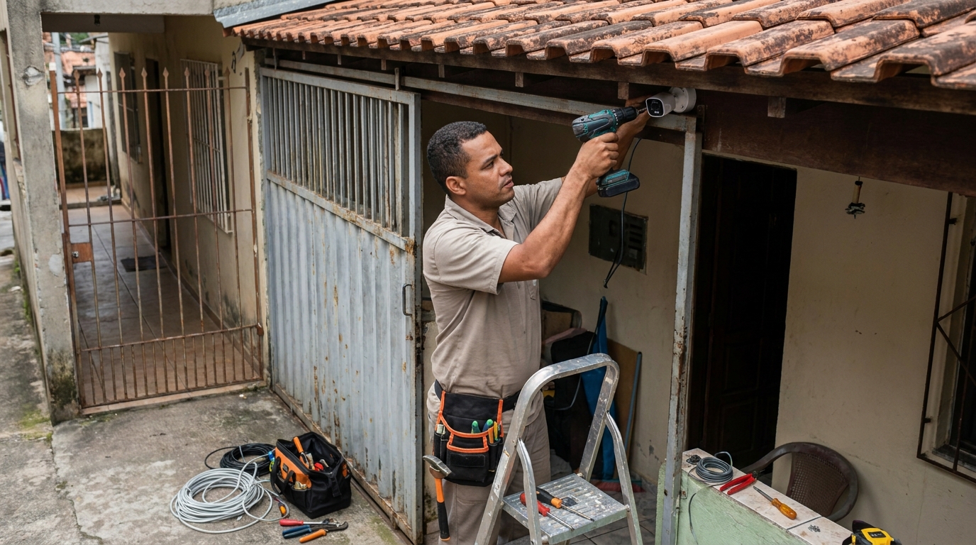 Instalação de Câmera Residencial em Belo Horizonte‑MG