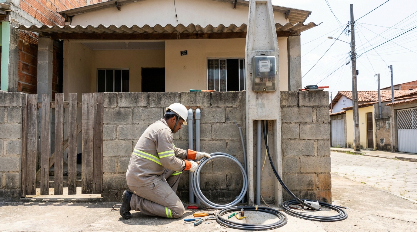 Instalação de Poste Padrão em Belo Horizonte‑MG