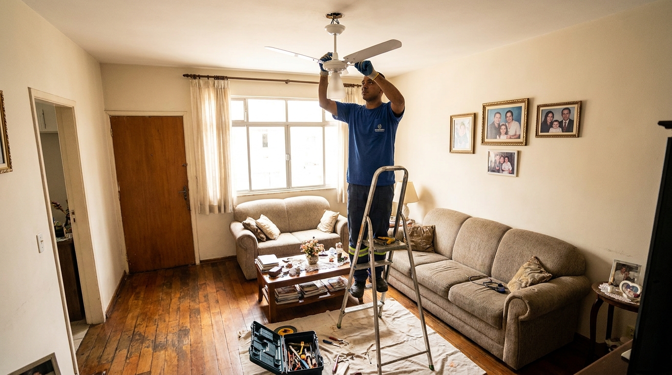 Substituição de Ventilador em Belo Horizonte‑MG
